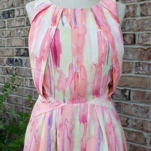 NWT Under Skies Pleated Sheath Dress S